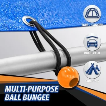 Cartman 32 Piece Bungee Cords Assortment Secure Bundling