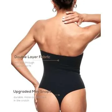 Shop INLYRIC Strapless Bodysuit for Chic Comfort