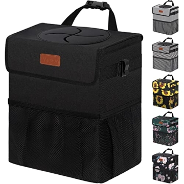 Vankor Waterproof Car Trash Can - Cute & Leak Proof
