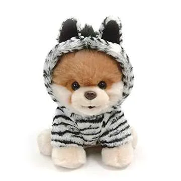 GUND Boo Zebra Outfit Plush Dog 9" - Soft & Cute Gift