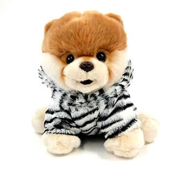 GUND Boo Zebra Outfit Plush Dog 9" - Soft & Cute Gift