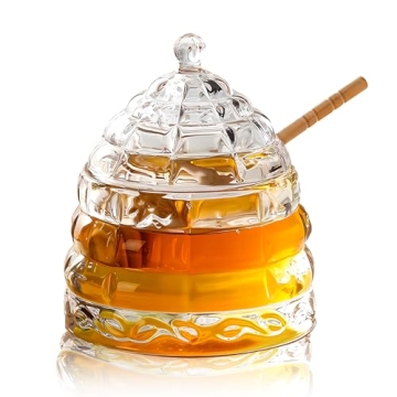 Stylish YPRNM Honey Jar with Dipper Set for Your Kitchen