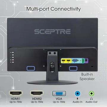 Affordable Sceptre 22 Inch Monitor with 75Hz Refresh Rate