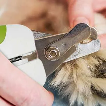 Nado Care Dog Nail Clippers - Pet Nails Trimmer for Dogs or Cats With Safety Guard To Avoid Over-cutting, Free Nail File & Lock Switch, Sturdy Non-Slip Handles