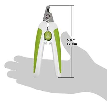 Nado Care Dog Nail Clippers - Pet Nails Trimmer for Dogs or Cats With Safety Guard To Avoid Over-cutting, Free Nail File & Lock Switch, Sturdy Non-Slip Handles