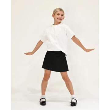 Stelle Girls Tennis Skirts with Pockets Athletic Skorts