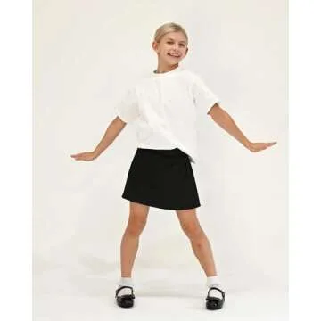 Stelle Girls Tennis Skirts with Pockets Athletic Skorts