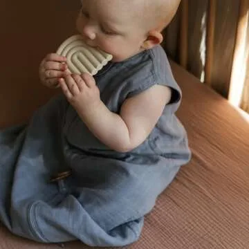 mushie Baby Wearable Blanket | Organic Cotton Muslin