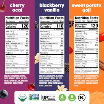 Noka Organic Smoothie Pouches Variety Pack - Healthy Snack Option