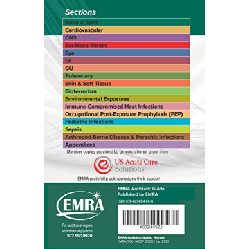EMRA Antibiotic Guide 19th Edition - Essential Medical Resource