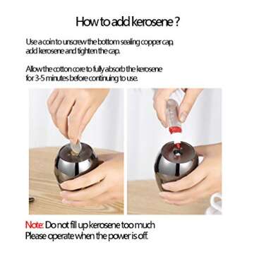 Permanent Match,Ten Thousand Match Lighter,The Forever Lighter,Matchstick Fire Starter Kerosene Refillable Lighter,Chargeable Electronic Lighter Great Gift for Father Husband Boyfriend,No Oil (Green)