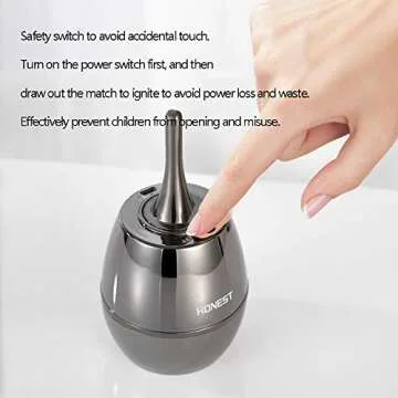 Permanent Match,Ten Thousand Match Lighter,The Forever Lighter,Matchstick Fire Starter Kerosene Refillable Lighter,Chargeable Electronic Lighter Great Gift for Father Husband Boyfriend,No Oil (Green)