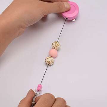 Lantintop Silicone Bead Retractable Badge Holders Shape Pumpkin Devil Ghost Cute Badge Reel for Doct...