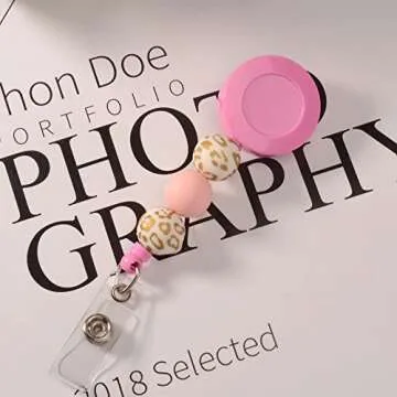 Cute Pumpkin Badge Reel for Teachers and Nurses