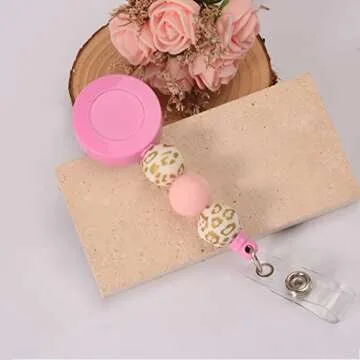 Cute Pumpkin Badge Reel for Teachers and Nurses