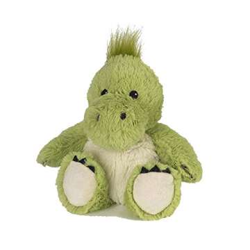 Warmies Microwavable & Weighted Stuffed Animals, Dinosaur - Heated Stuffed Animal Plushie for Warmth...