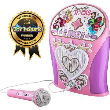 Disney Princess Karaoke Machine for Kids & Bluetooth Speaker