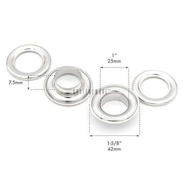 CRAFTMEMORE 1 Inch Grommet Tool Kit for Seamless Crafting