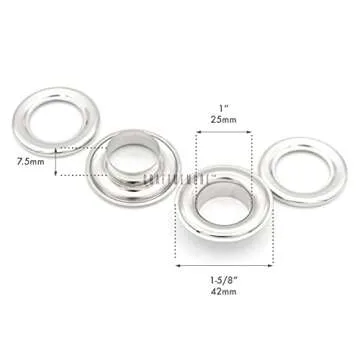 CRAFTMEMORE 1 Inch Grommet Tool Kit for Seamless Crafting