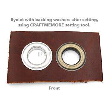 CRAFTMEMORE 1 Inch Grommet Tool Kit for Seamless Crafting