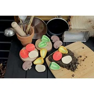 Yellow Door Sensory Play Stones, Pizza Toppings