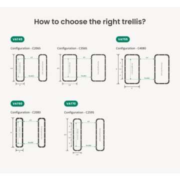 Vego Garden Modular Arched Trellis System for Versatile Gardening