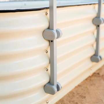 Vego Garden Modular Arched Trellis System for Versatile Gardening