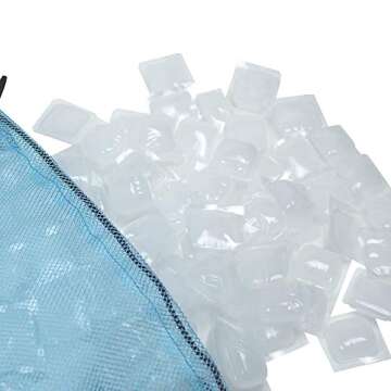 Cooler Cubes Bag of Ice - Reusable Refreezable Eco Friendly Ice Cubes