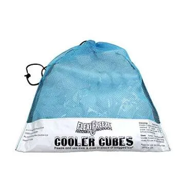 Cooler Cubes Bag of Ice - Reusable Refreezable Eco Friendly Ice Cubes