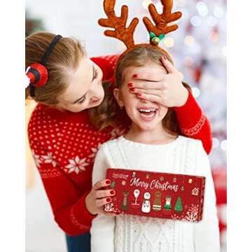 Xylolfsty Christmas Peg Dolls Playset for Kids Ages 7+