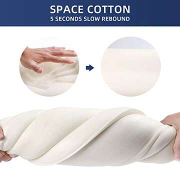 OCESOPH Contour Pillow,Memory Foam Pillow,Foam Pillow Sleeping,Orthopedic Sleeping Pillow Cervical Pillow for Neck and Shoulder Pain