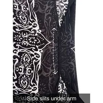 Moss Rose Women's Beach Cover Up in Boho Floral Print