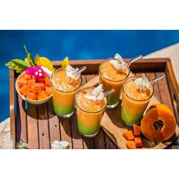 Hummingbird Glass Straws - Eco-Friendly Handmade Straws