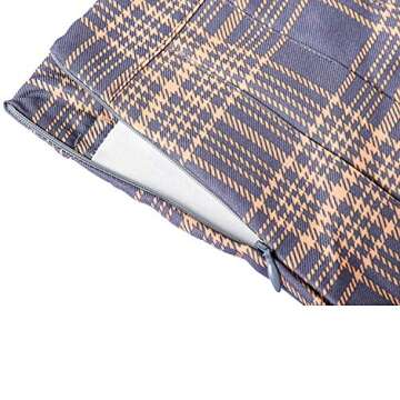 Tulucky Women Plaid Skirt - Stylish High Waist Pleated