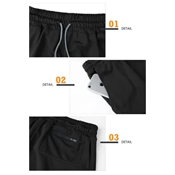 Surenow 2-in-1 Men’s Running Shorts for Workouts