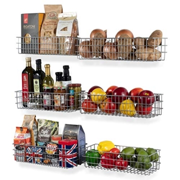 Wall35 Kansas Wall Mounted Kids Room Bookshelf Set of 6