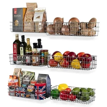 Wall35 Kansas Wall Mounted Kids Room Bookshelf Set of 6