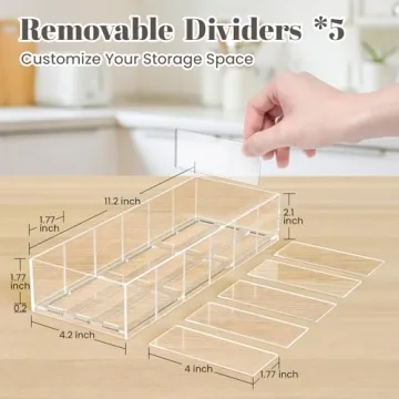 Gracenal Tumbler Lid Organizer for Stylish Kitchen Storage