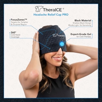 TheraICE Migraine Relief Cap PRO for Headache Soothing