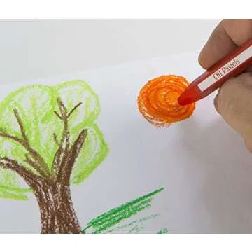 Faber-Castell Blendable Oil Pastels In Durable Storage Case- 24 Vibrant Colors - Non-Toxic Pastels for Kids