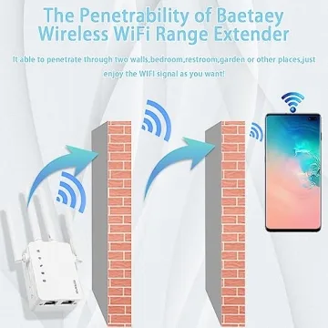 Krevi WiFi Extender 5G 1200Mbps Dual Band Booster