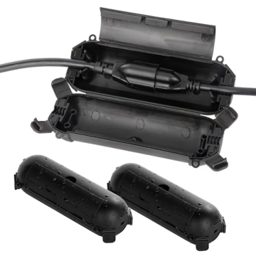 Flemoon 3 Pack Outdoor Extension Cord Safety Cover - Protects Electrical Connections