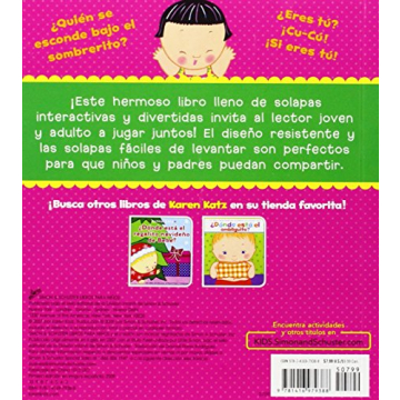 Interactive Spanish Pop-Up Book for Babies ¡Cu-Cú Bebé