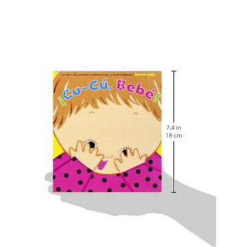 Interactive Spanish Pop-Up Book for Babies ¡Cu-Cú Bebé