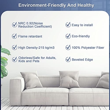 DEKIRU Acoustic Panels for Home and Office Soundproofing