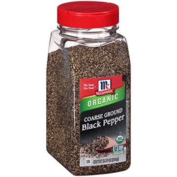 McCormick Organic Coarse Ground Black Pepper - 12.75 oz
