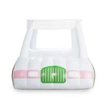 FUNBOY Giant Golf Cart Pool Float with Shade Cup Holders