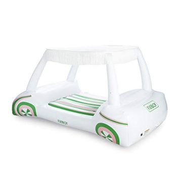 FUNBOY Giant Golf Cart Pool Float with Shade Cup Holders