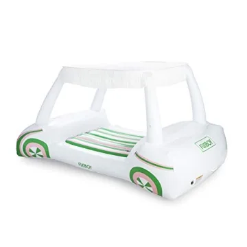 FUNBOY Giant Golf Cart Pool Float with Shade Cup Holders