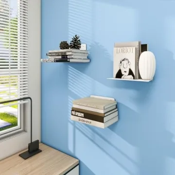 FENTEC Invisible Floating Book Shelves - Stylish Storage Solution